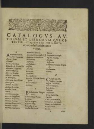 Catalogus Auctorum