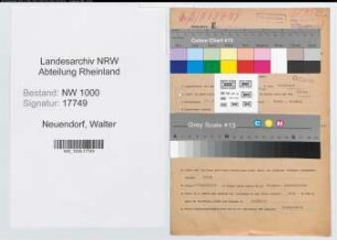 Entnazifizierung Walter Neuendorf, geb. 14.08.1909 (Buchhalter)