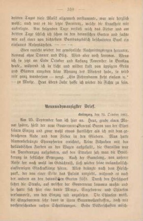 Neunundzwanzigster Brief