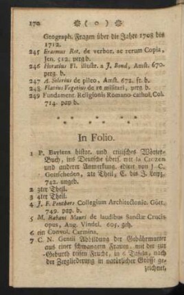 In Folio. In Quarto. In Octavo.