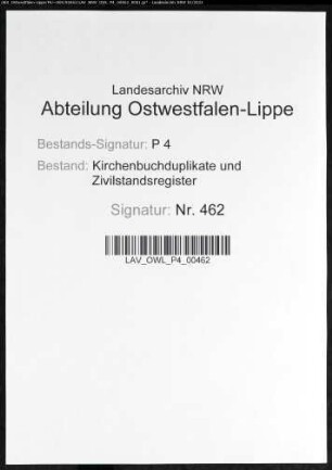 Kirchenbuchduplikat der katholischen Gemeinde Enkhausen, Bezirk Hachen und Langscheid (T 1779-1807). (Gemeinde: Enkhausen, Bezirk Hachen und Langscheid)