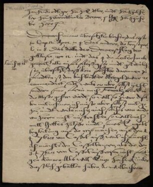 Brief von Johann Hermann Dippel an Friedrich Lucae