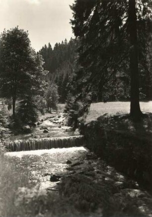 Osterzgebirge. Tal der Weißeritz bei Waldbärenburg
