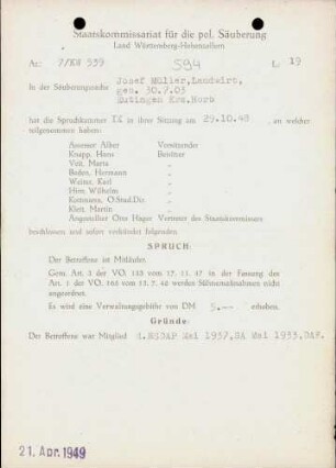 Müller, Josef