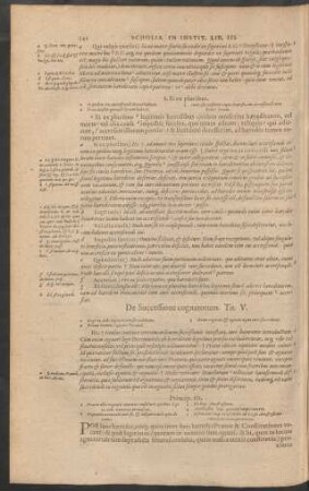 De Successione cognatorum. Tit. V.