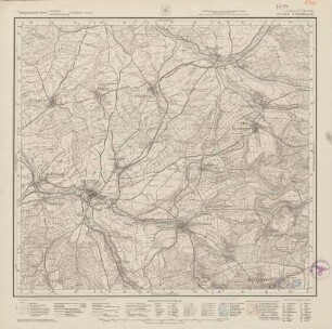 6918 (alte Nr.: 53, 30) Bretten, Knittlingen, Topographische Karte von Baden, von Württemberg im Maßstab 1:25000