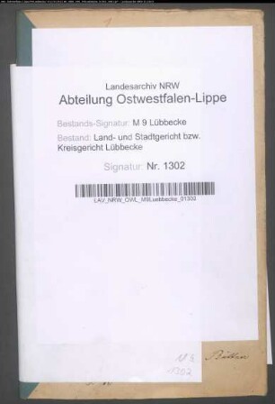 Erblasser: Thomsmeier, Johann Friedrich; Erblasser: Thomsmeier, Heinrich Wilhelm: Abschluss eines Erbvertrags