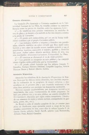 Concurso "Cervantes"