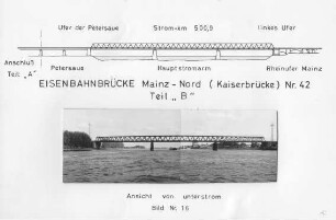 Eisenbahnbrücke Mainz-Nord/Rhein