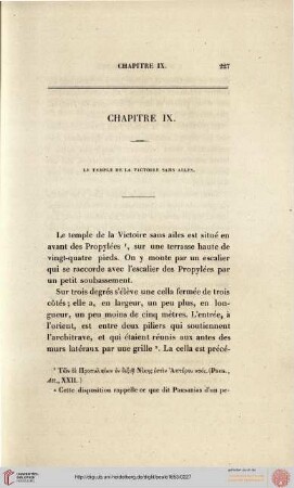 IX. Le temple de la Victoire sans ailes