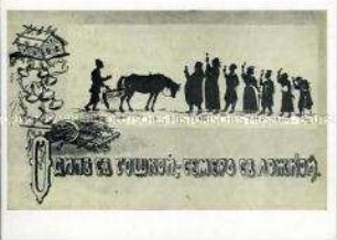 Aus der Geschichte der russischen revolutionären Postkarte