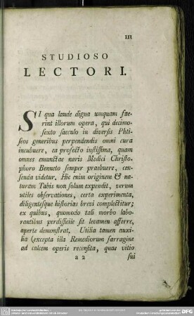 Studioso Lectori