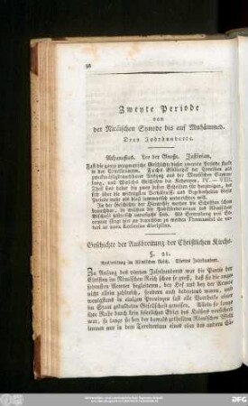 Geschichte der Ausbreitung der Christlichen Kirche.