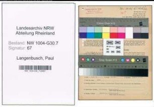 Entnazifizierung Paul Langenbusch , geb. 22.10.1890 (Rangiermeister)