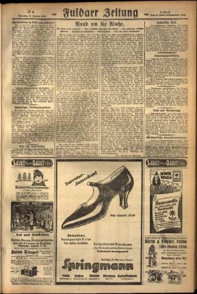 Zweite Ausgabe vom Sonntag, den 08. Januar 1928.