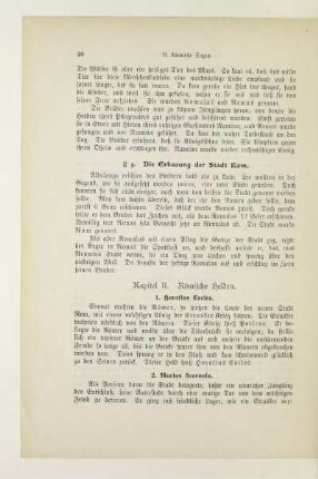 Kapitel II. Römische Helden