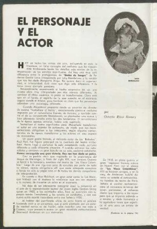El personaje y el actor
