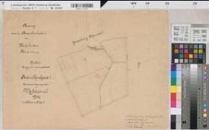 Wasserkurl (Kamen), Zusammenlegung Wasserkurl, Bl. 8 Brouillonkarte Wickede Flur 10