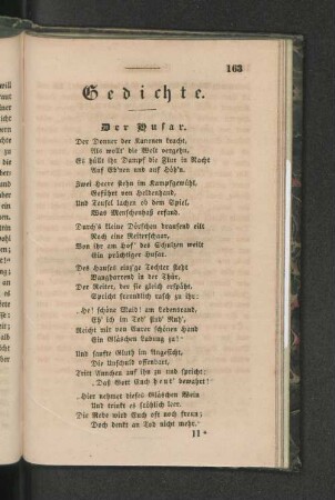 Der Husar.