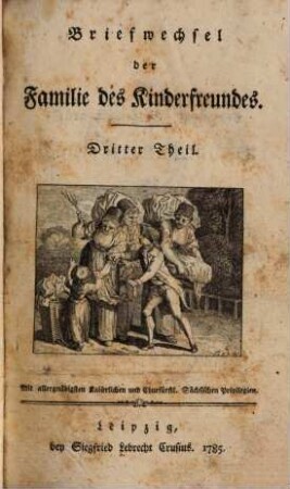 Briefwechsel der Familie des Kinderfreundes, 3
