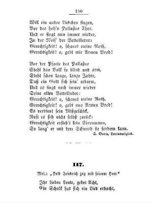 117. Mel.: "Held Friedrich zog mit seinem Heer"