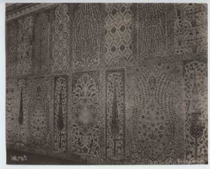 Sultan-Ahmed-Moschee (Blaue Moschee), Istanbul: Innenansicht, Detail Fliesenschmuck