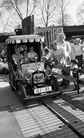 Kinderautobahn im Stadtgarten, eingerichtet im Rahmen der Bundesgartenschau 1967.