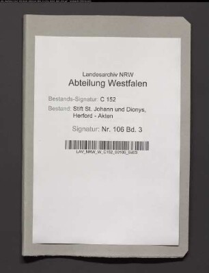 Prokuratur Rechnung, mit Belägen.