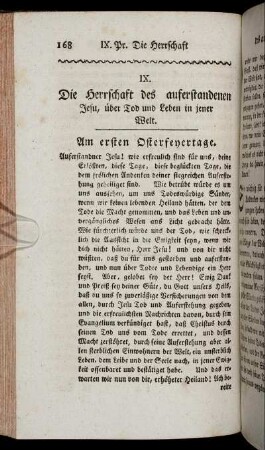 IX. Die Herrschaft des auferstandenen Jesu, ... - X. Die Herrschaft des auferstandenen Jesu ...