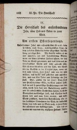 IX. Die Herrschaft des auferstandenen Jesu, ... - X. Die Herrschaft des auferstandenen Jesu ...