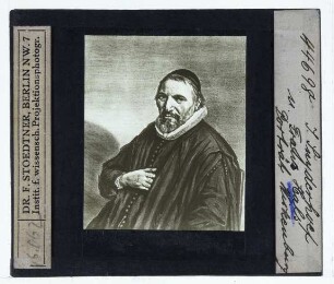 Suyderhoef (nach Hals), Porträt Theodor Wikenburg (Kupferstich, Expl. Amsterdam RM RP-P-OB-60.778)