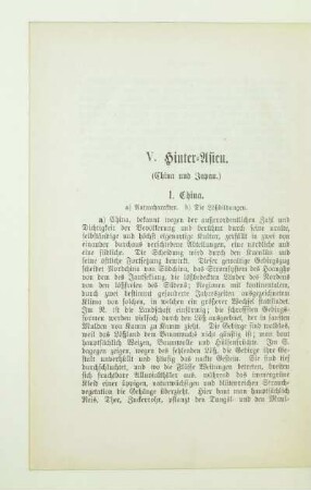 V. Hinter-Asien
