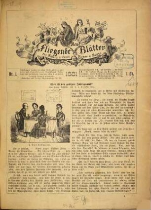 Neue fliegende Blätter für Scherz & Ernst, Humor & Satyre. 1. 1881