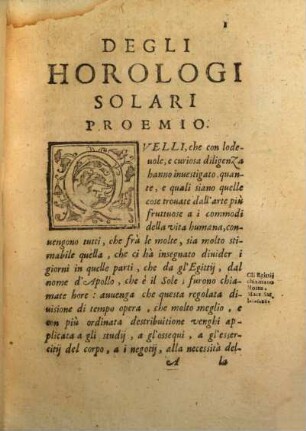 De Gli Horologi Solari Trattato