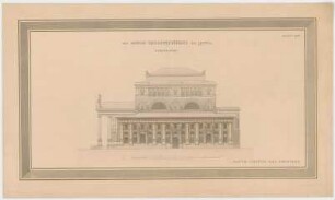 Thiersch, Friedrich von; Leipzig (Sachsen); Reichsgericht - Nordfassade (Ansicht)