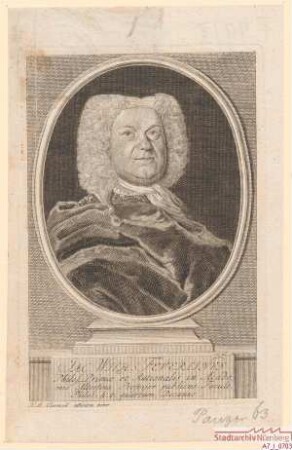 Jacob Wilhelm Feuerlein; Philosophieprofessor in Altdorf