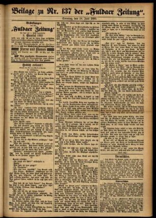 Zweite Ausgabe vom Sonntag, den 18. Juni 1893.