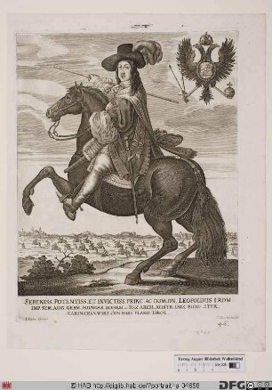 Bildnis Leopold I., römisch-deutscher Kaiser (reg. 1658-1705)