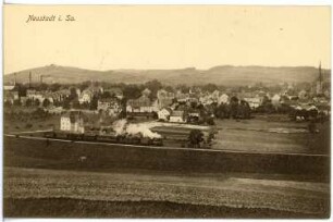Neustadt in Sachsen. Blick auf Neustadt : Neustadt in Sachsen. Blick auf Neustadt