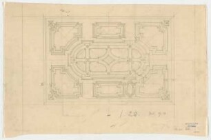 Thiersch, Friedrich von; München; Justizpalast - Deckenabwicklung