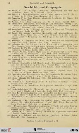 Geschichte und Geographie (Nr. 483-585)