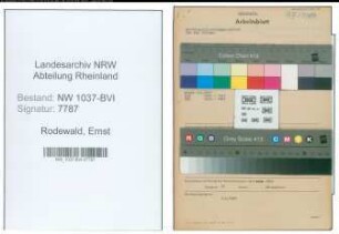 Entnazifizierung Ernst Rodewald , geb. 03.07.1903 (Polizeibeamter)