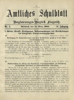 10.1908, Nr. 6 (25. März)