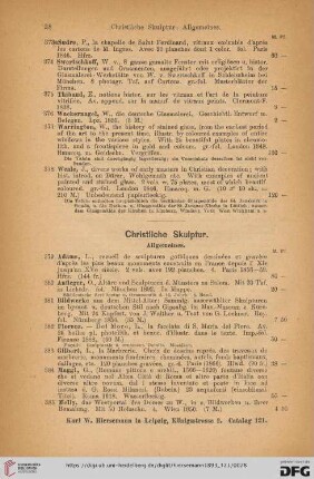 Allgemeines (Nr. 379 - 391)