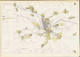 Denkschrift zum Flächennutzungsplan Wetzlar, April 1957: Flächennutzungsplan 1:35000