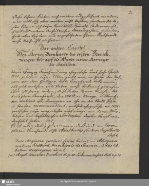 2. Von Herzog Bernhards des ersten Verrichtungen