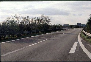 Ausfahrt aus Kreisel Nordost (Mannheim-Neckarau Richtung Mannheim) zu Nebenfahrbahn Nord (Heidelberg Richtung Mannheim)
