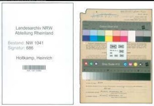 Entnazifizierung Heinrich Holtkamp , geb. 16.07.1908 (Kaufmaennischer Angestellter)