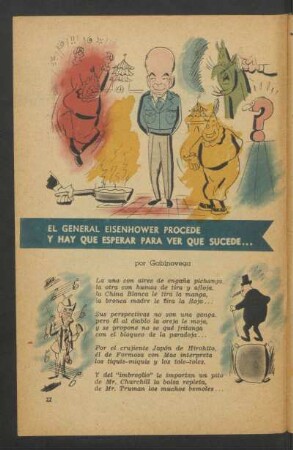 El general Eisenhower procede y hay que esperar para ver que sucede ...