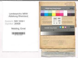 Entnazifizierung Ernst Niebling, geb. 12.08.1895 (Bote)